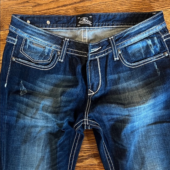 Rock Revival Dark Wash Skinny Jeans, NWOT, 12 - Picture 3 of 10